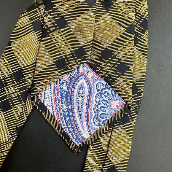 Lot of 3 Men's Neck Ties Calvin Klein, Ted Baker London, Perry Ellis Silk - Picture 10 of 11